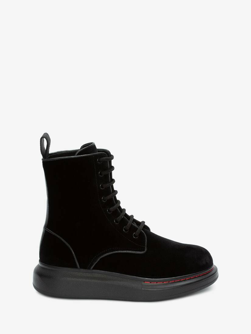 Botas Alexander McQueen Hybrid Lace Up Mujer - Negros - Mexico 134-EKBITX